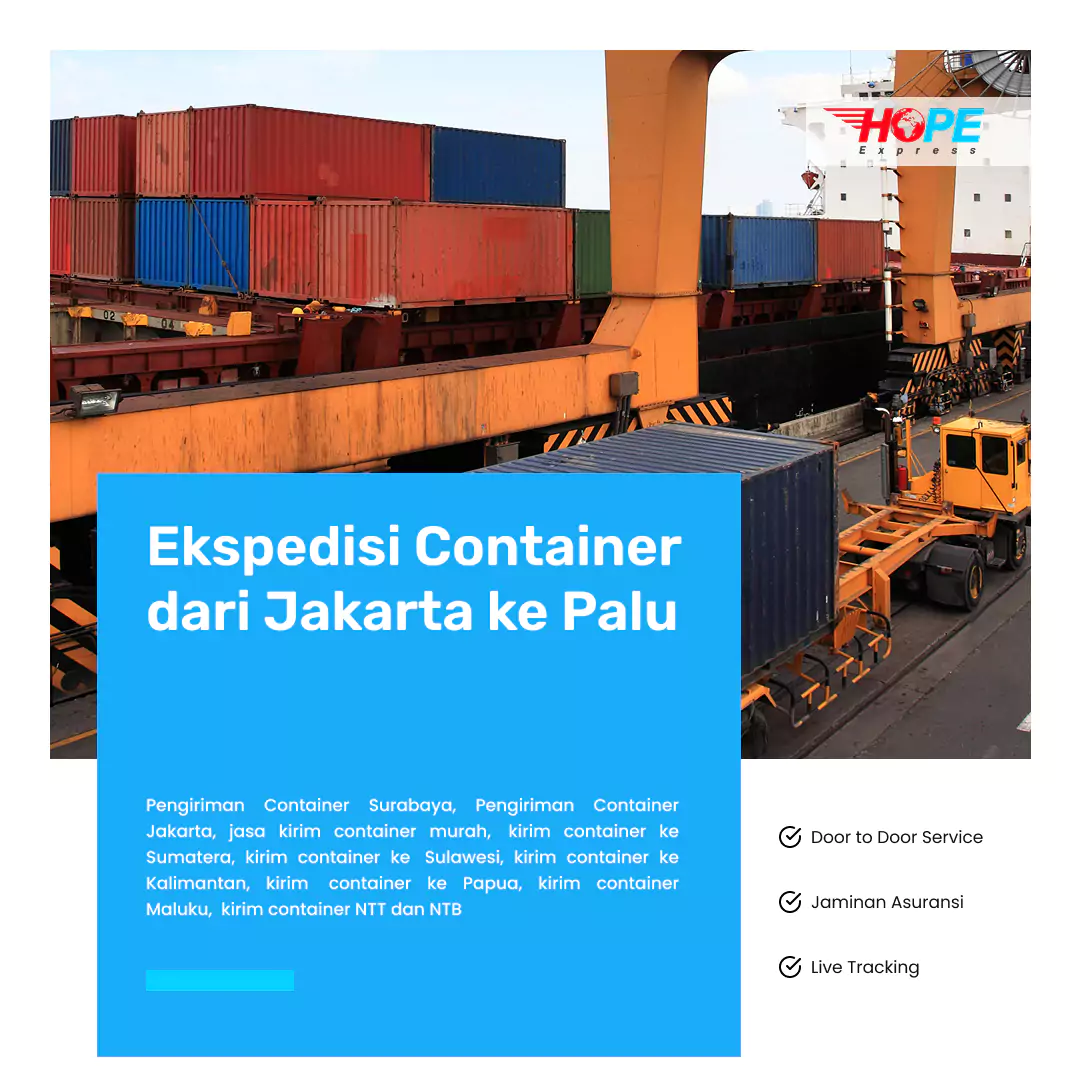 Ekspedisi Container dari Jakarta ke Palu