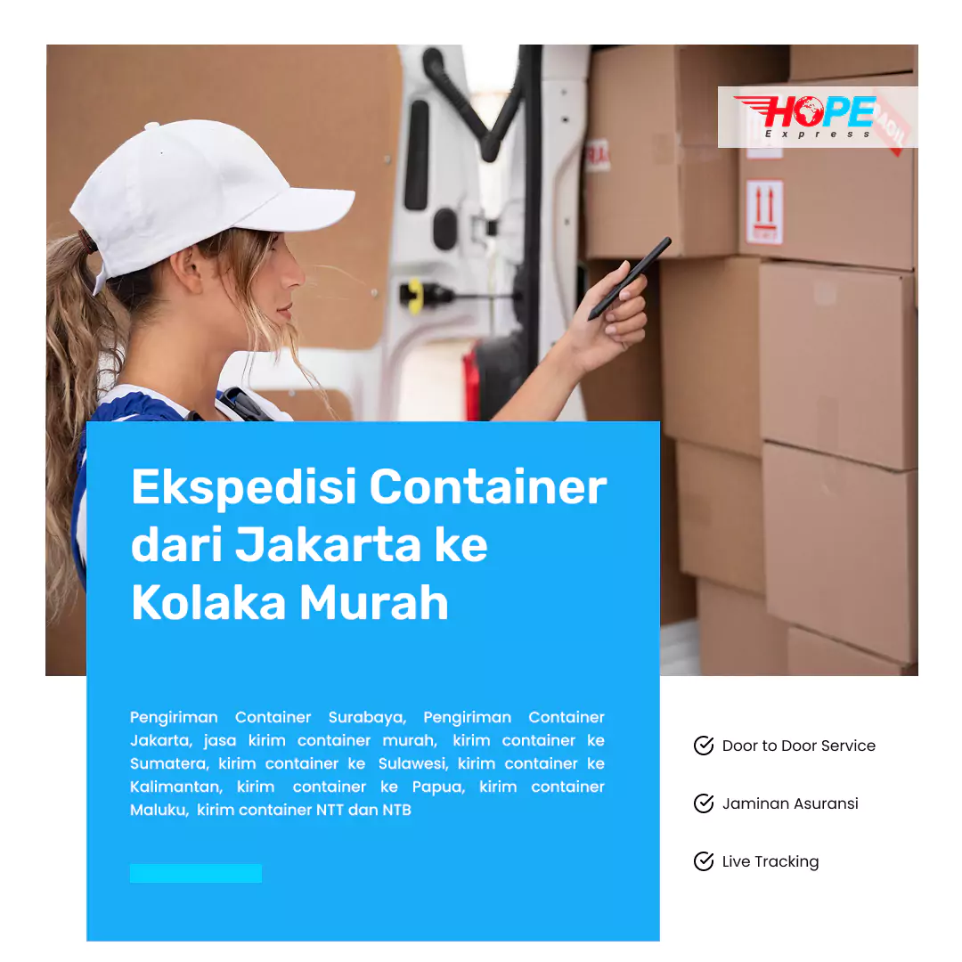 Ekspedisi Container dari Jakarta ke Kolaka Murah
