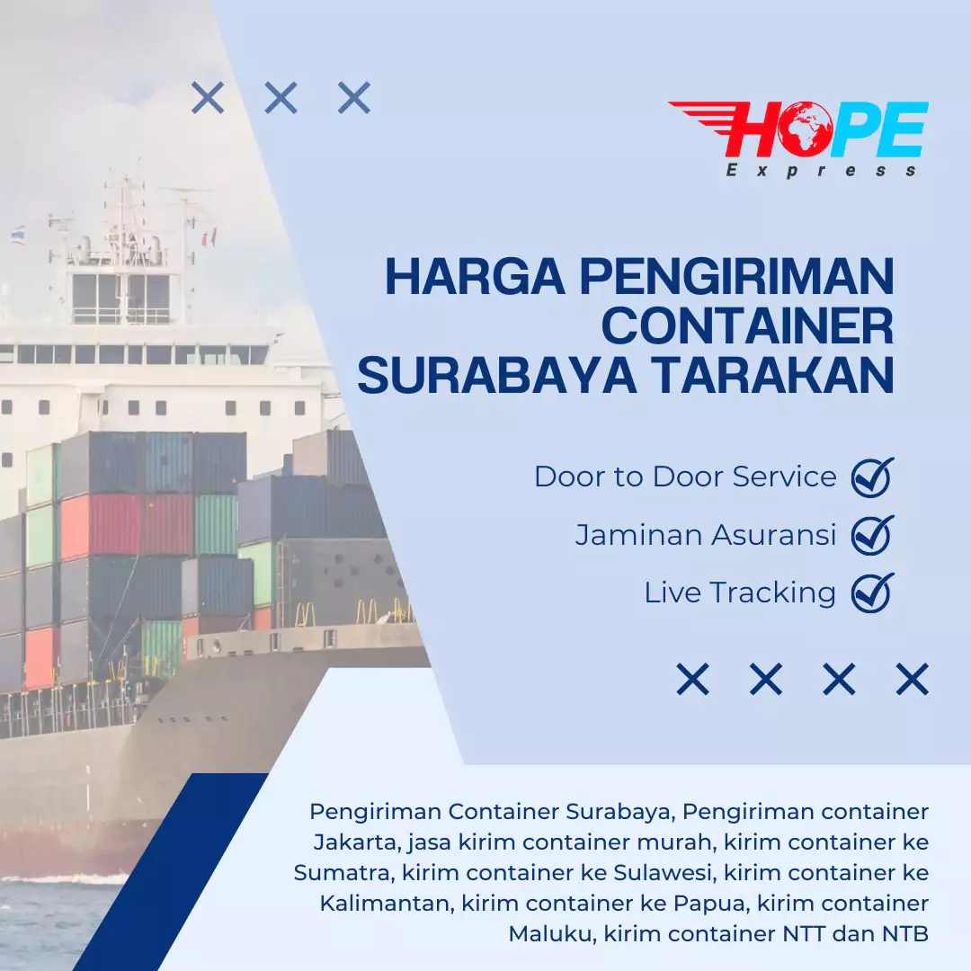 Harga Pengiriman Container Jakarta Tarakan