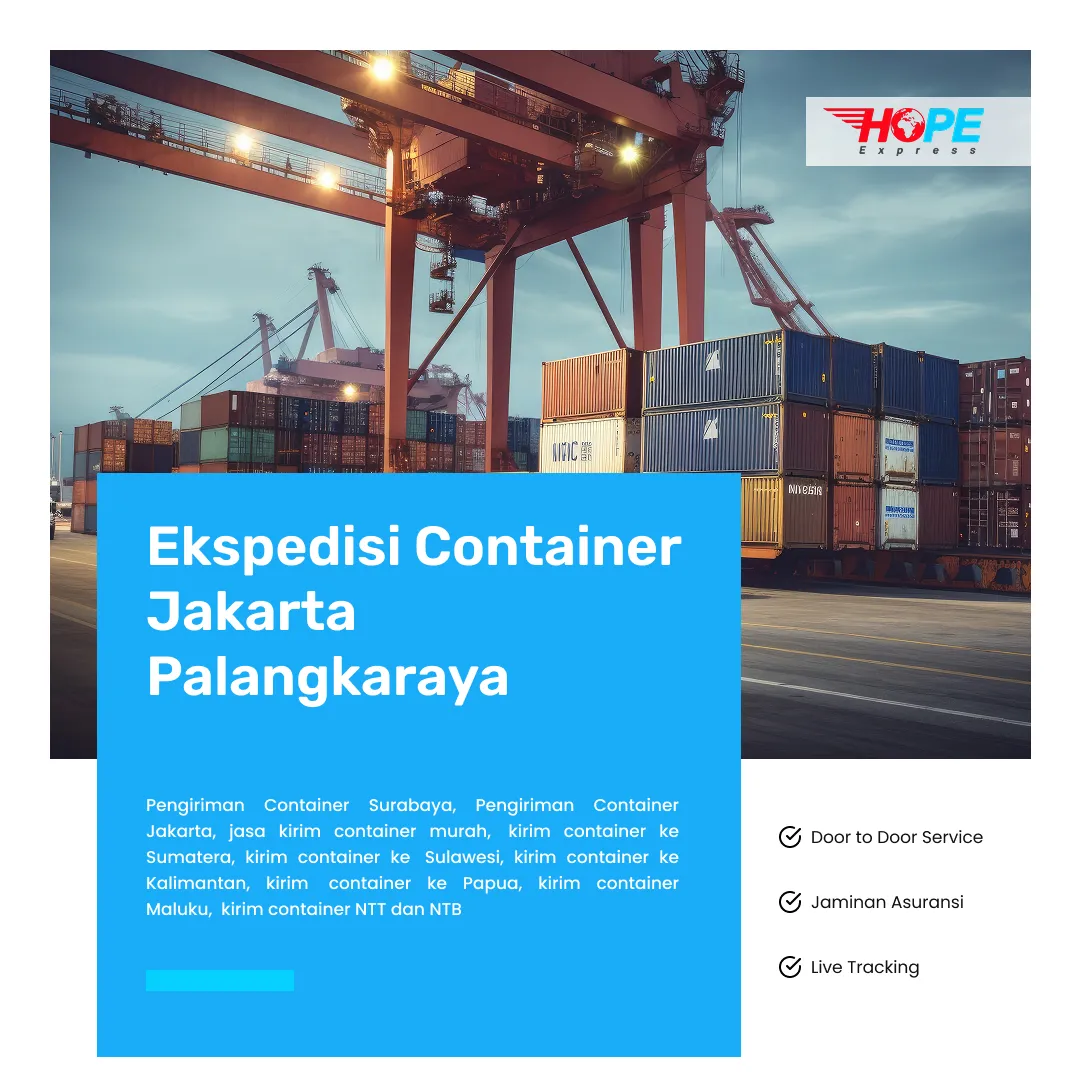 Ekspedisi Container Jakarta Palangkaraya