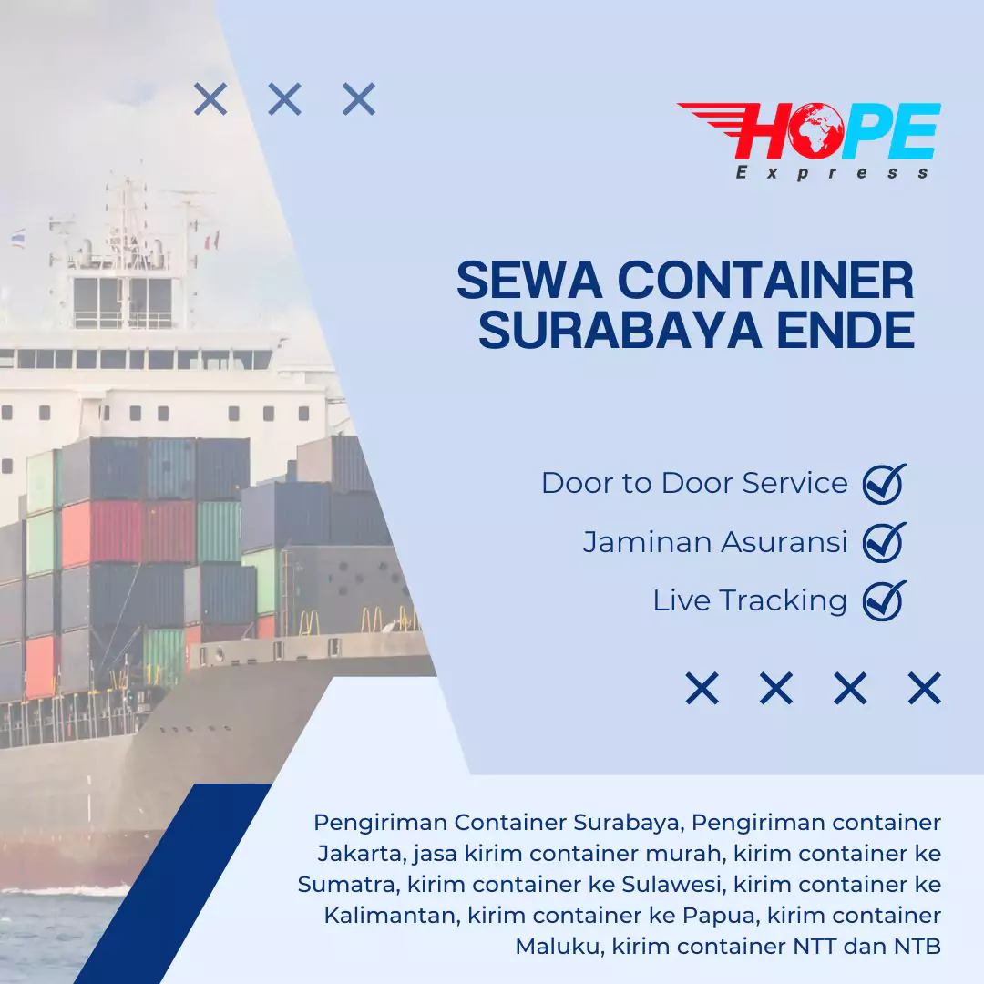 Sewa Container Surabaya Ende