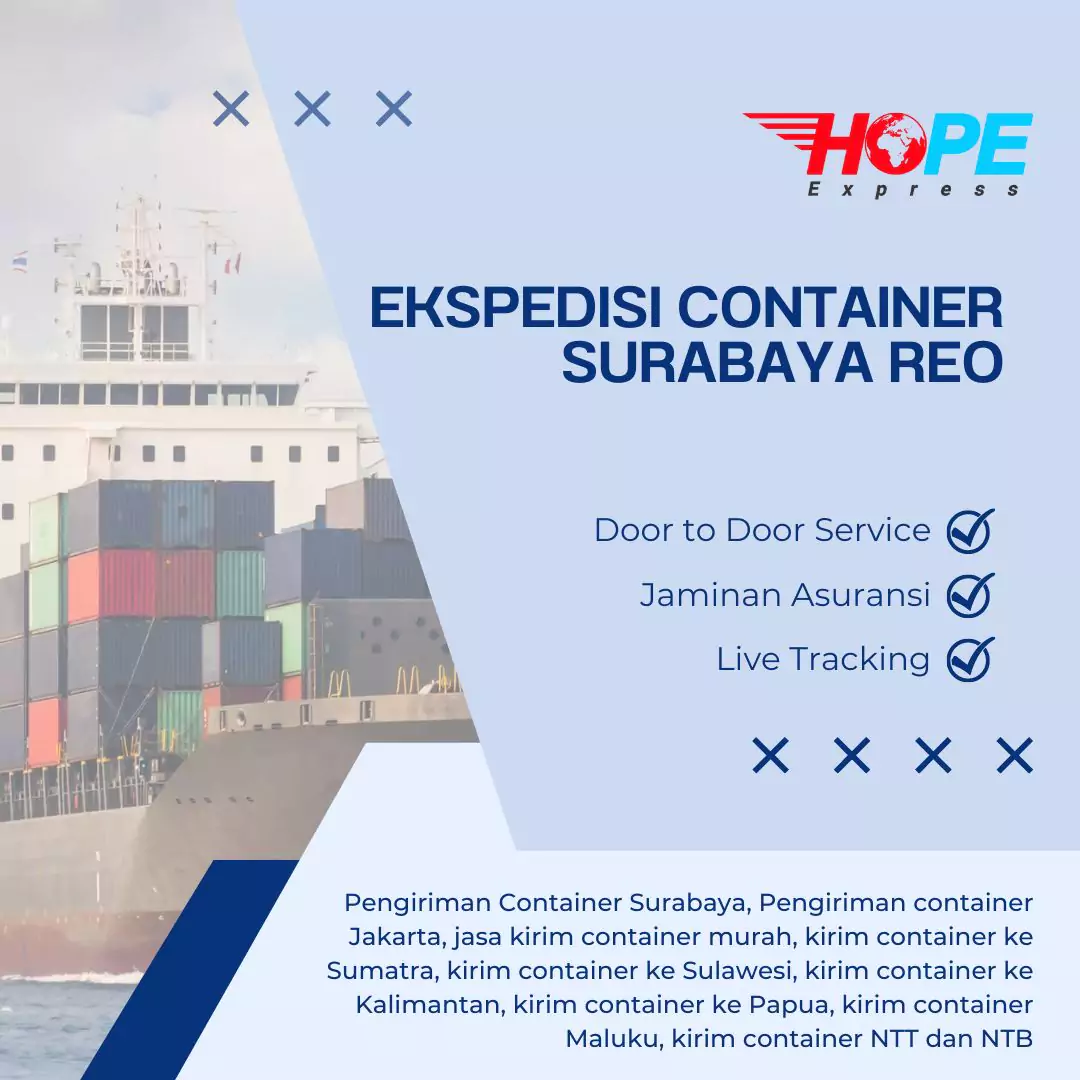 Ekspedisi Container Surabaya Reo