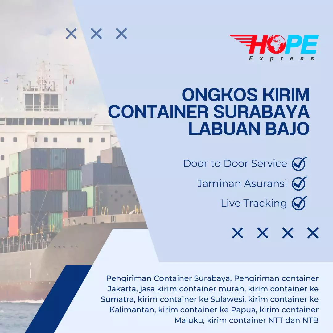 Ongkos Kirim Container Surabaya Labuan Bajo