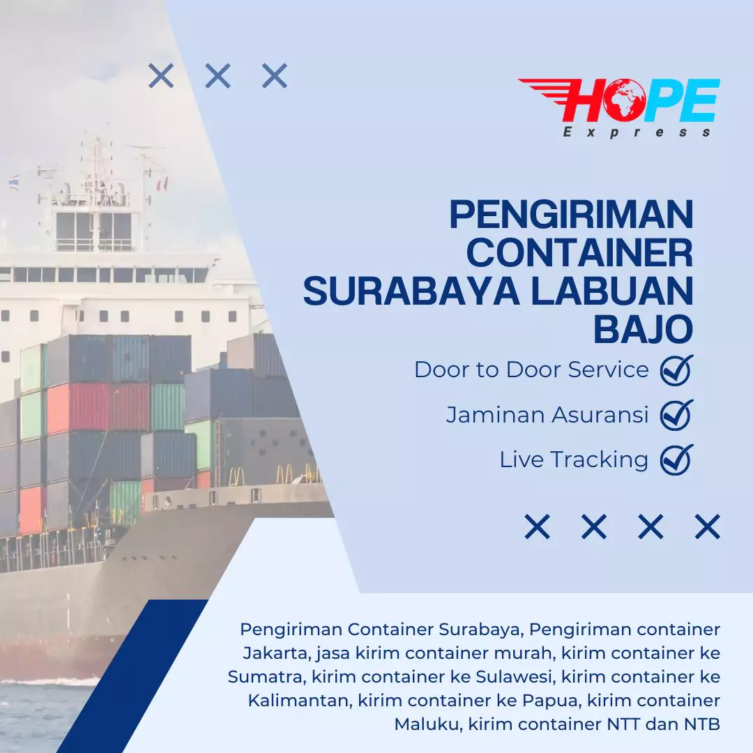 Pengiriman Container Surabaya Labuan Bajo