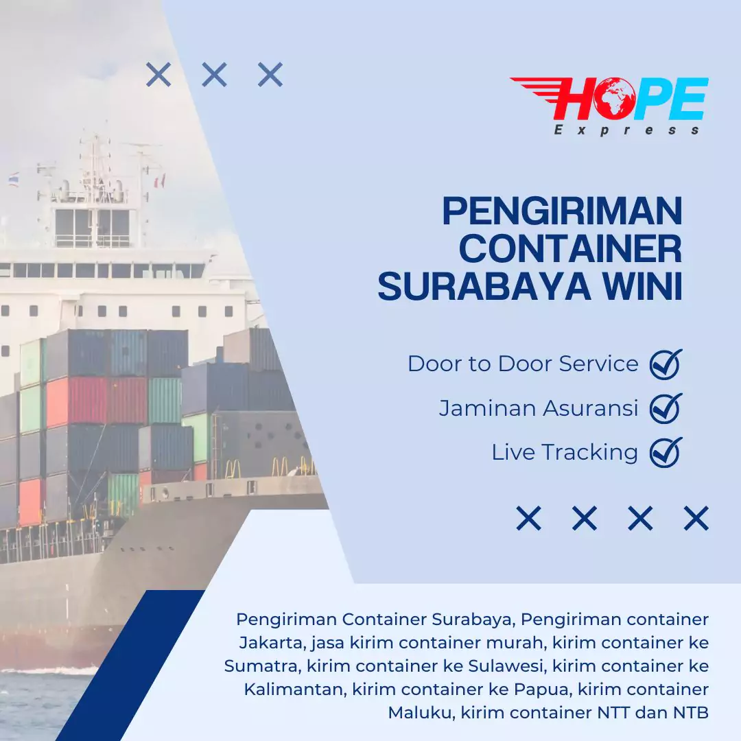 Pengiriman Container Surabaya Wini