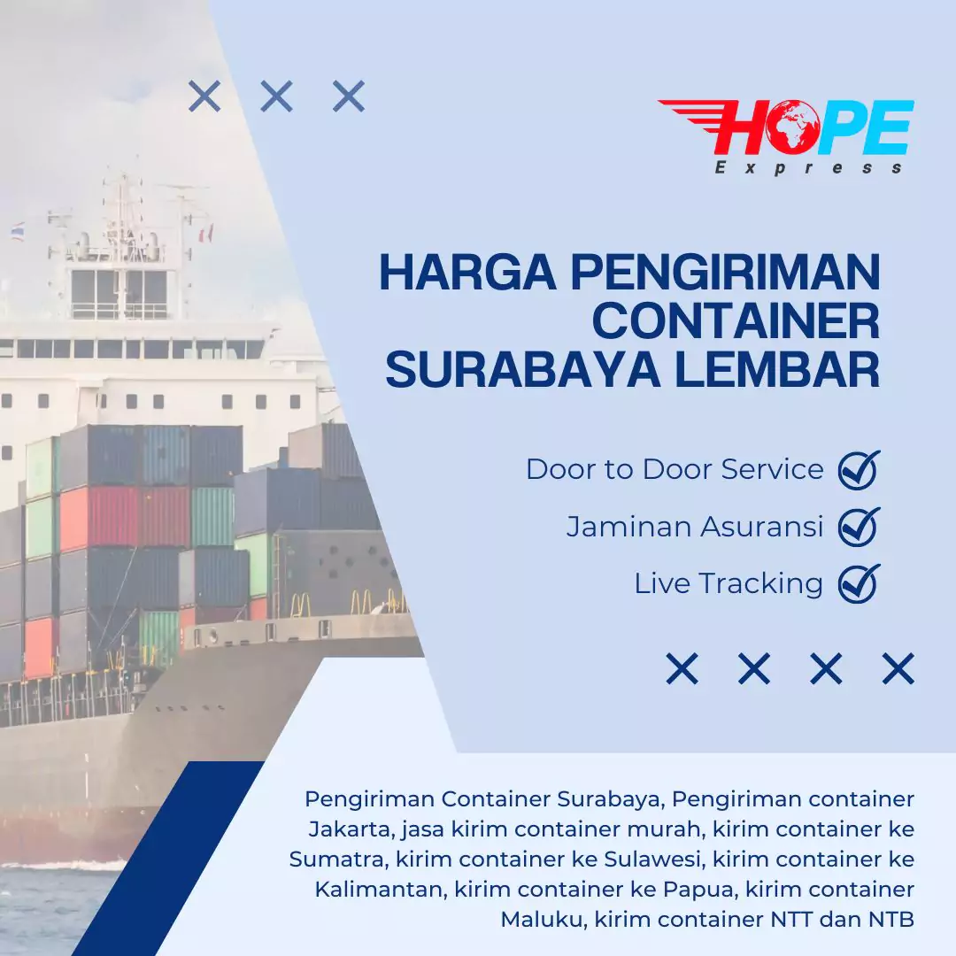 Harga Pengiriman Container Surabaya Lembar