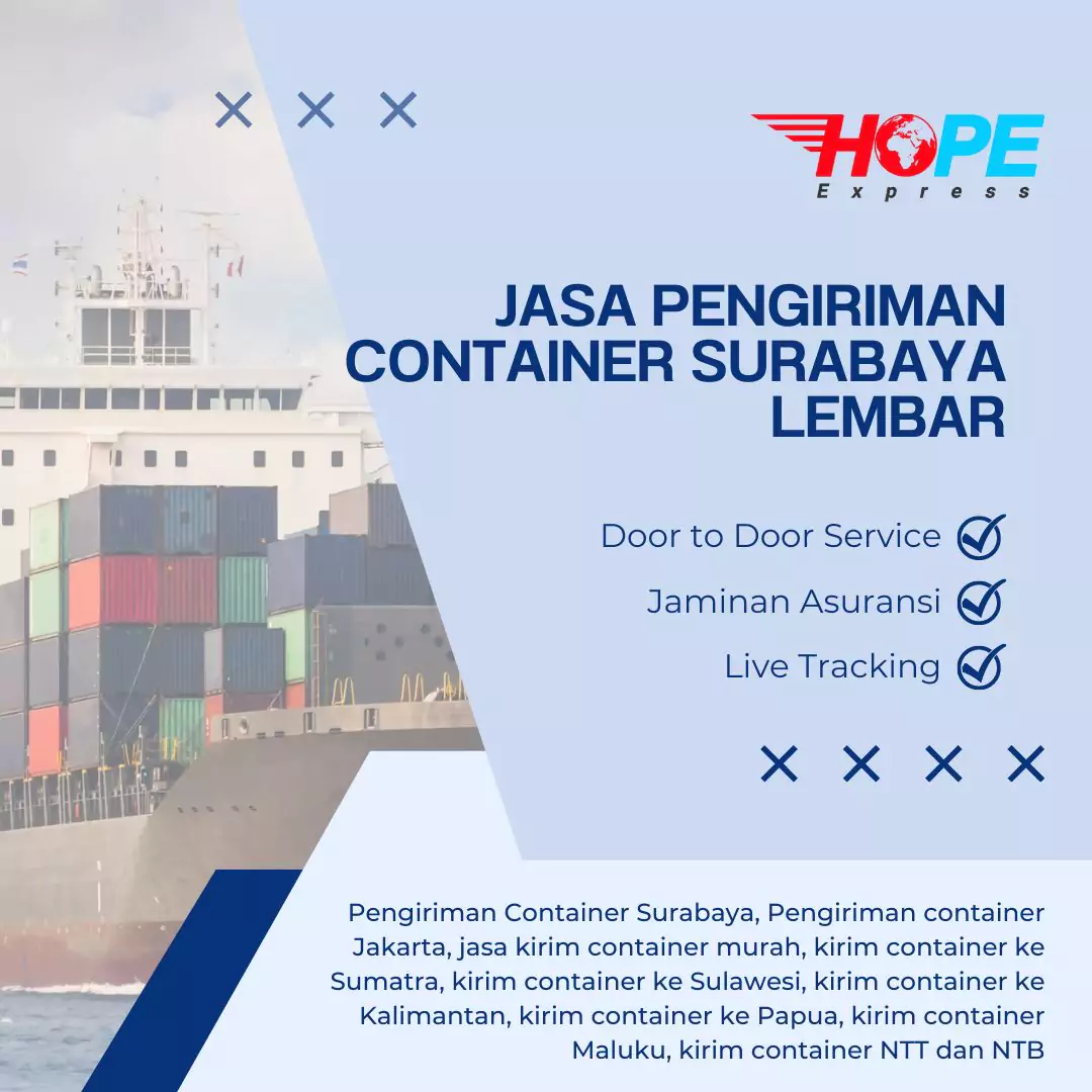 Jasa Pengiriman Container Surabaya Lembar