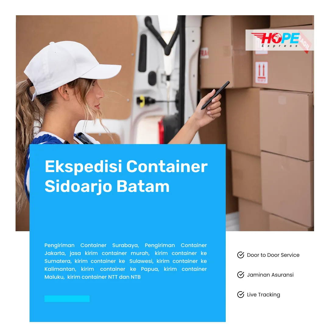 Ekspedisi Container Sidoarjo Batam