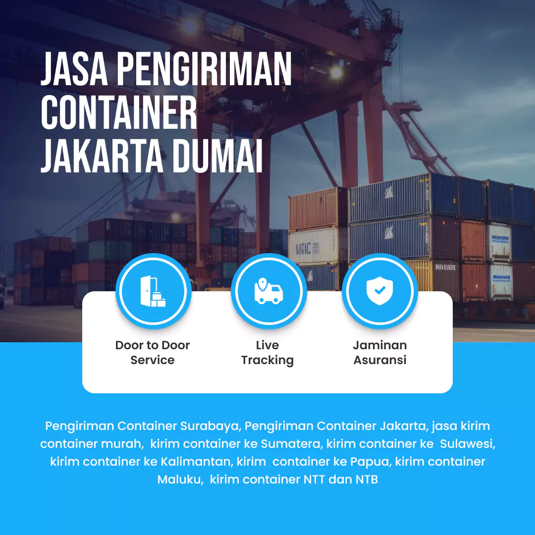 Jasa Pengiriman Container Jakarta Dumai