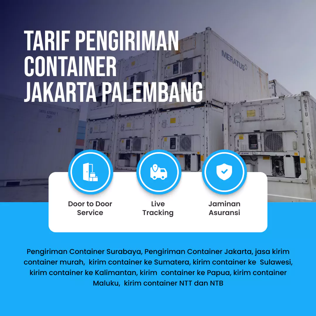 Tarif Pengiriman Container Jakarta Palembang