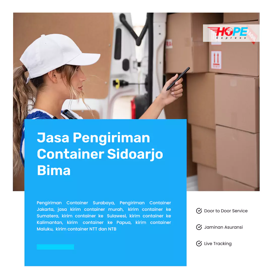 Jasa Pengiriman Container Sidoarjo Bima
