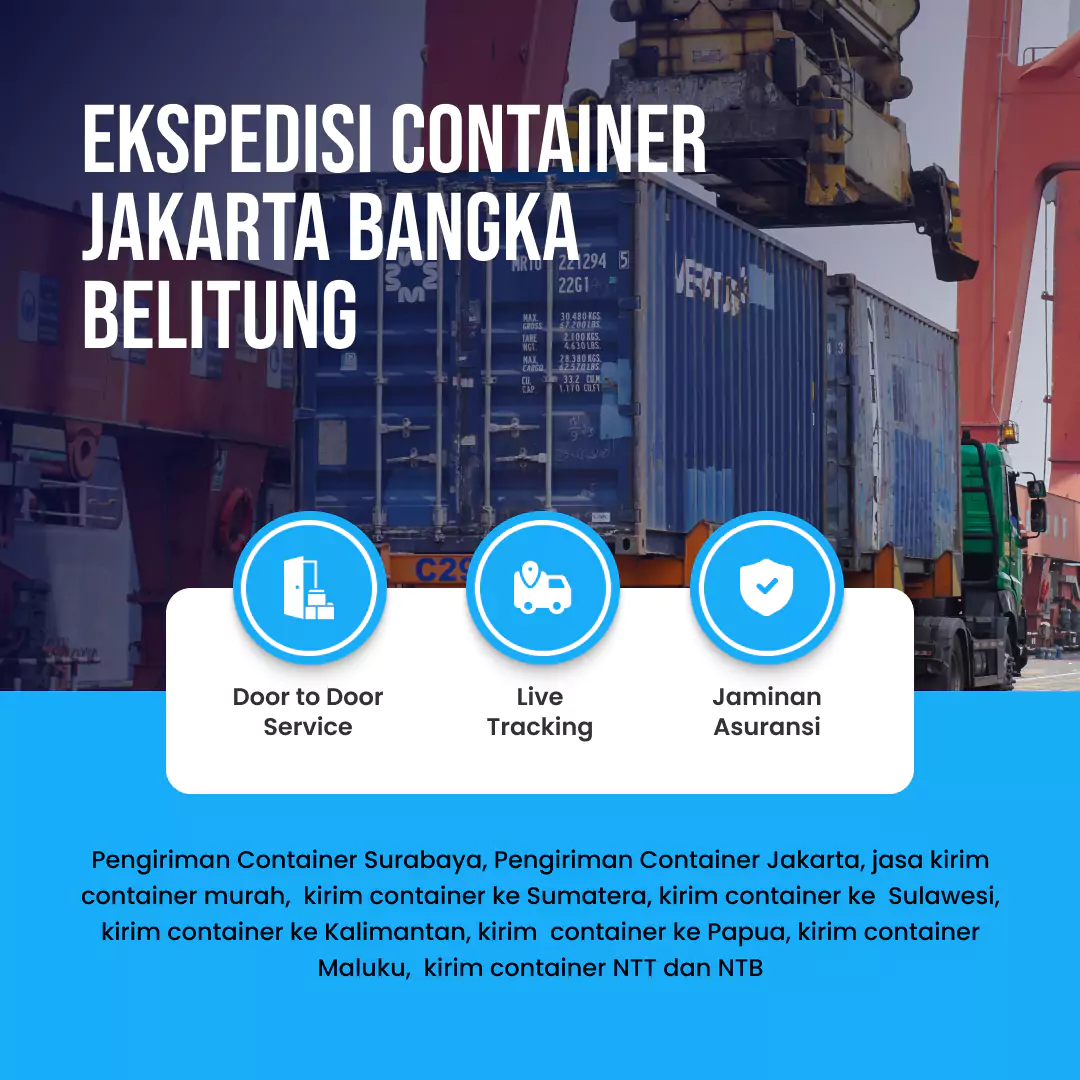 Ekspedisi Container Jakarta Bangka Belitung