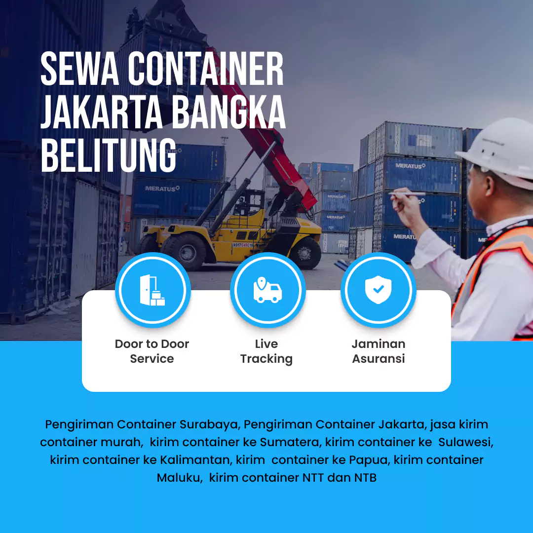 Sewa Container Jakarta Bangka Belitung