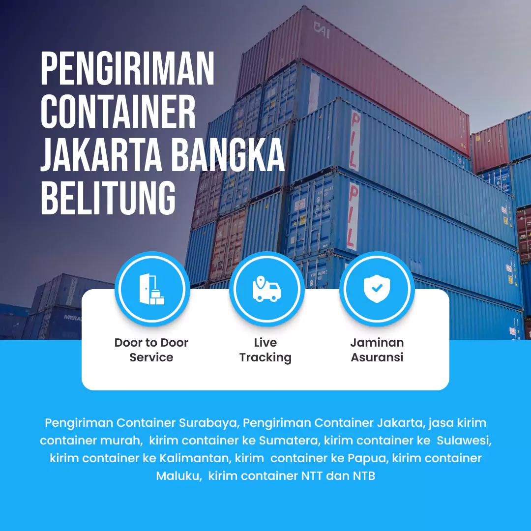 Pengiriman Container Jakarta Bangka Belitung