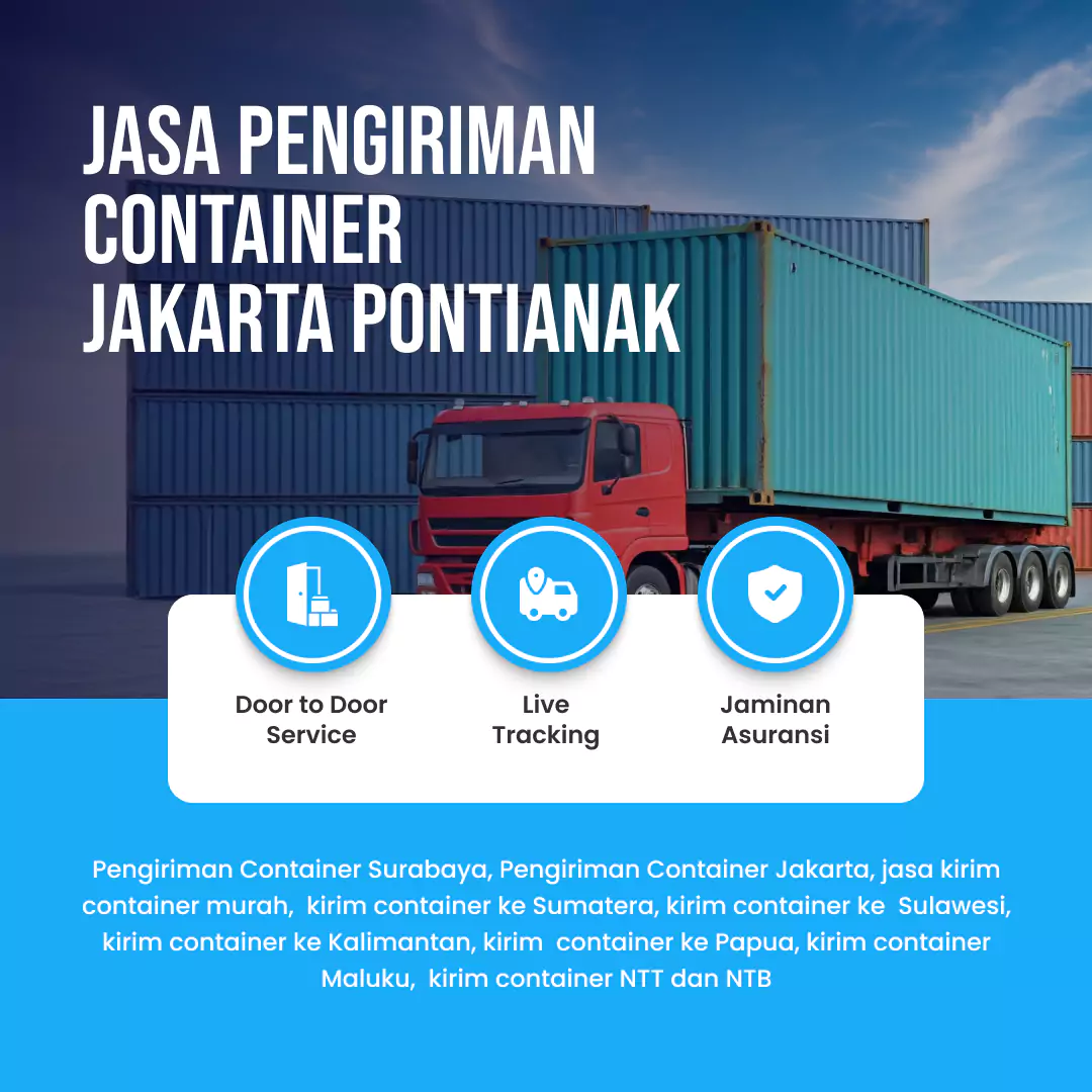 Jasa Pengiriman Container Jakarta Pontianak