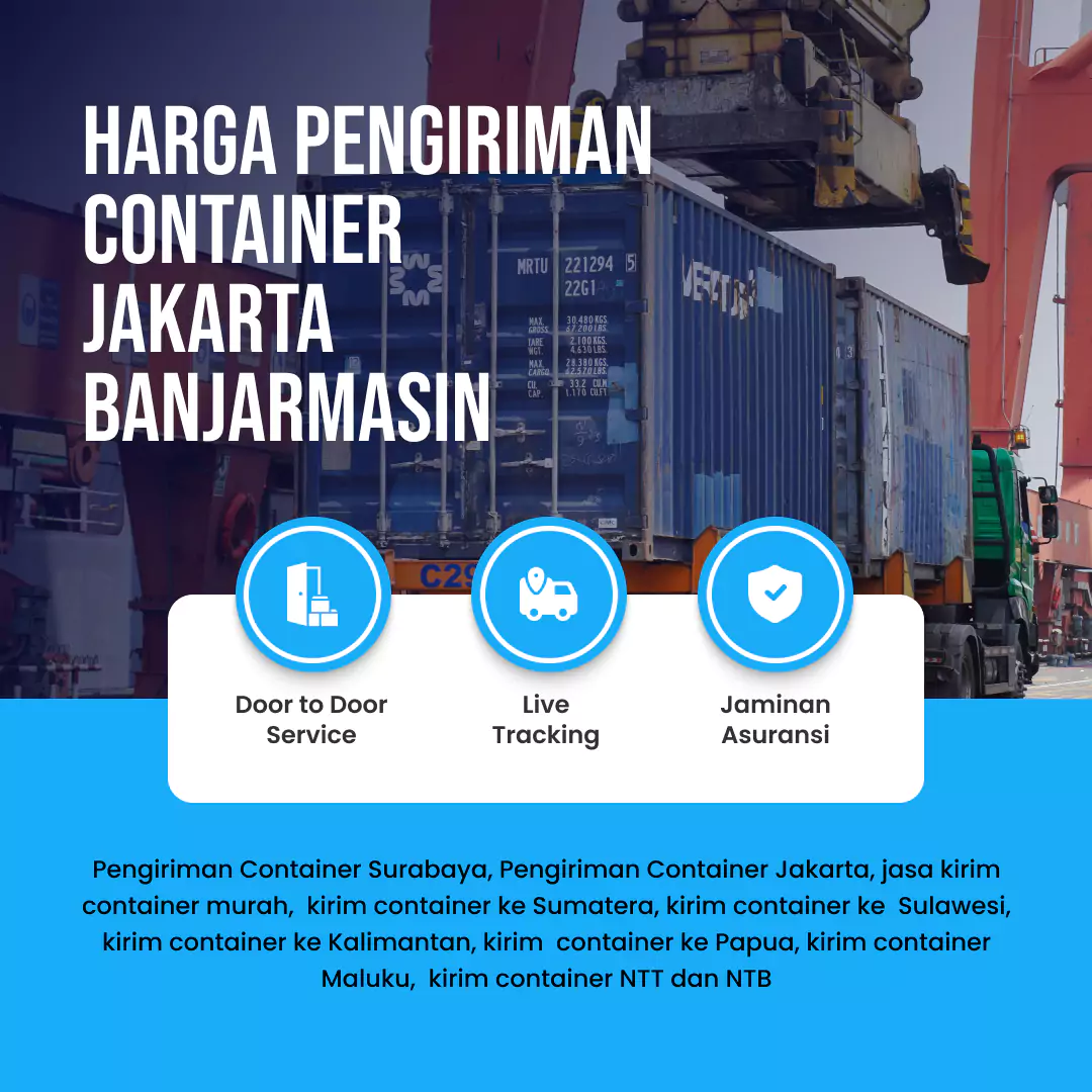 Harga Pengiriman Container Jakarta Banjarmasin