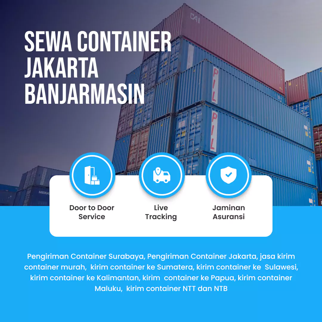 Sewa Container Jakarta Banjarmasin