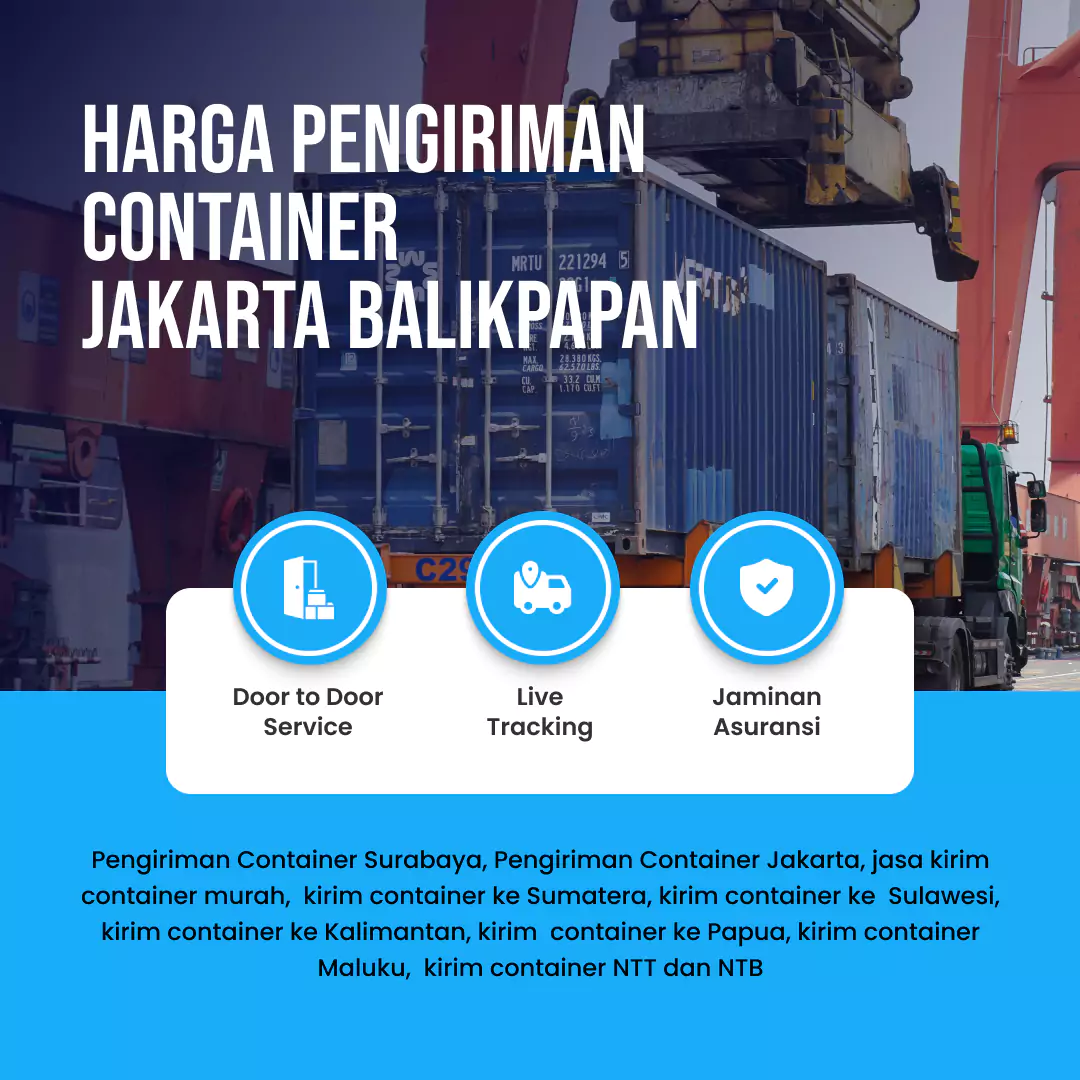 Harga Pengiriman Container Jakarta Balikpapan