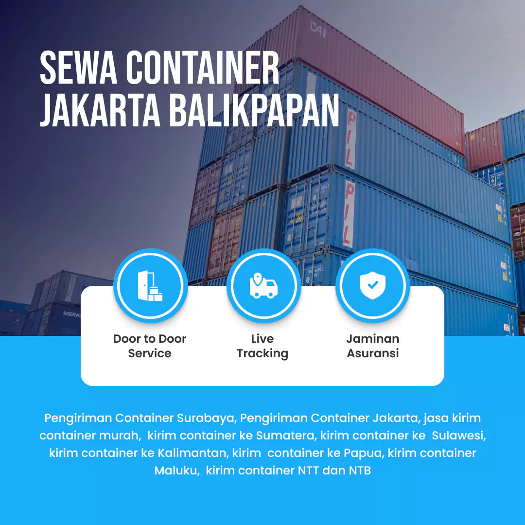 Sewa Container Jakarta Balikpapan