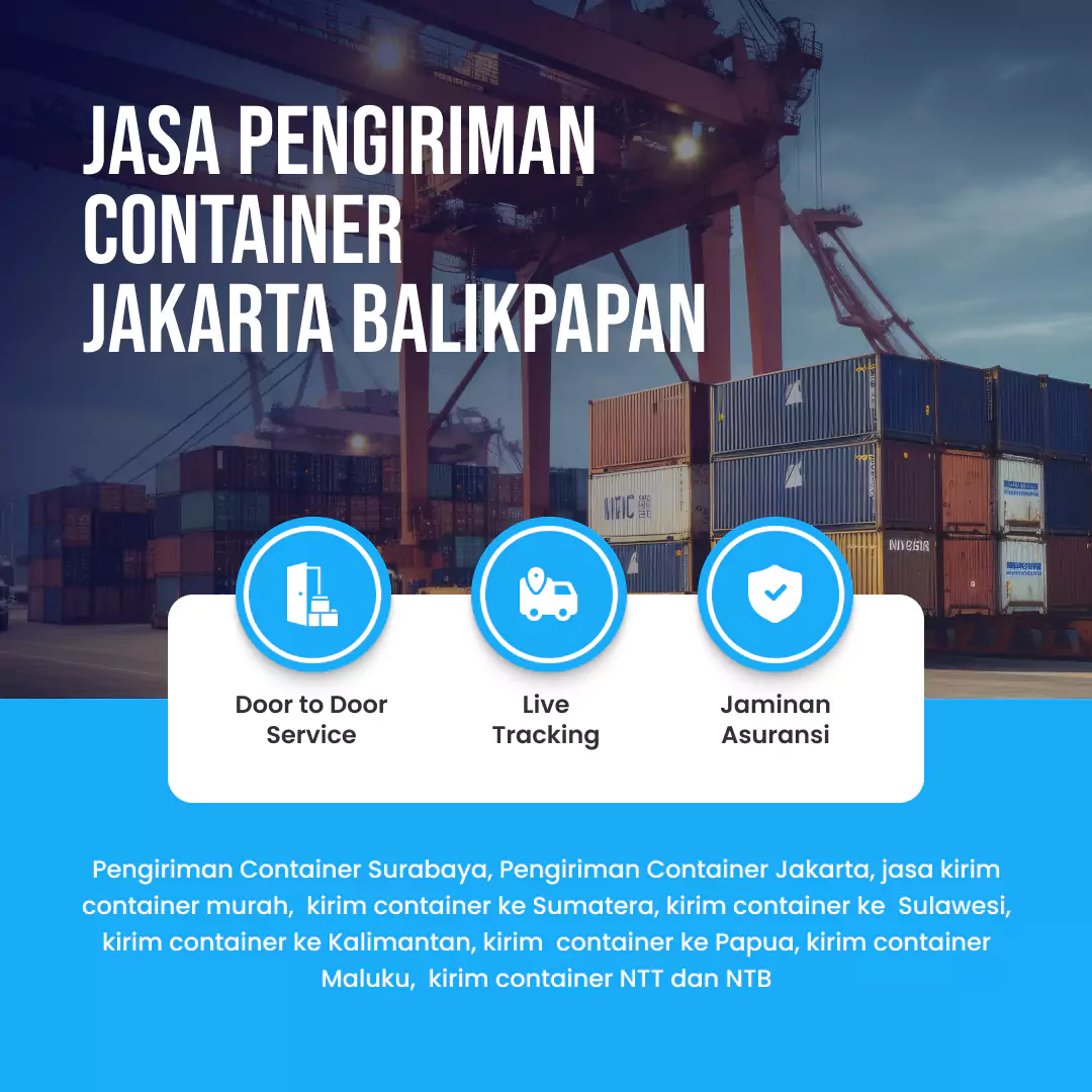 Jasa Pengiriman Container Jakarta Balikpapan