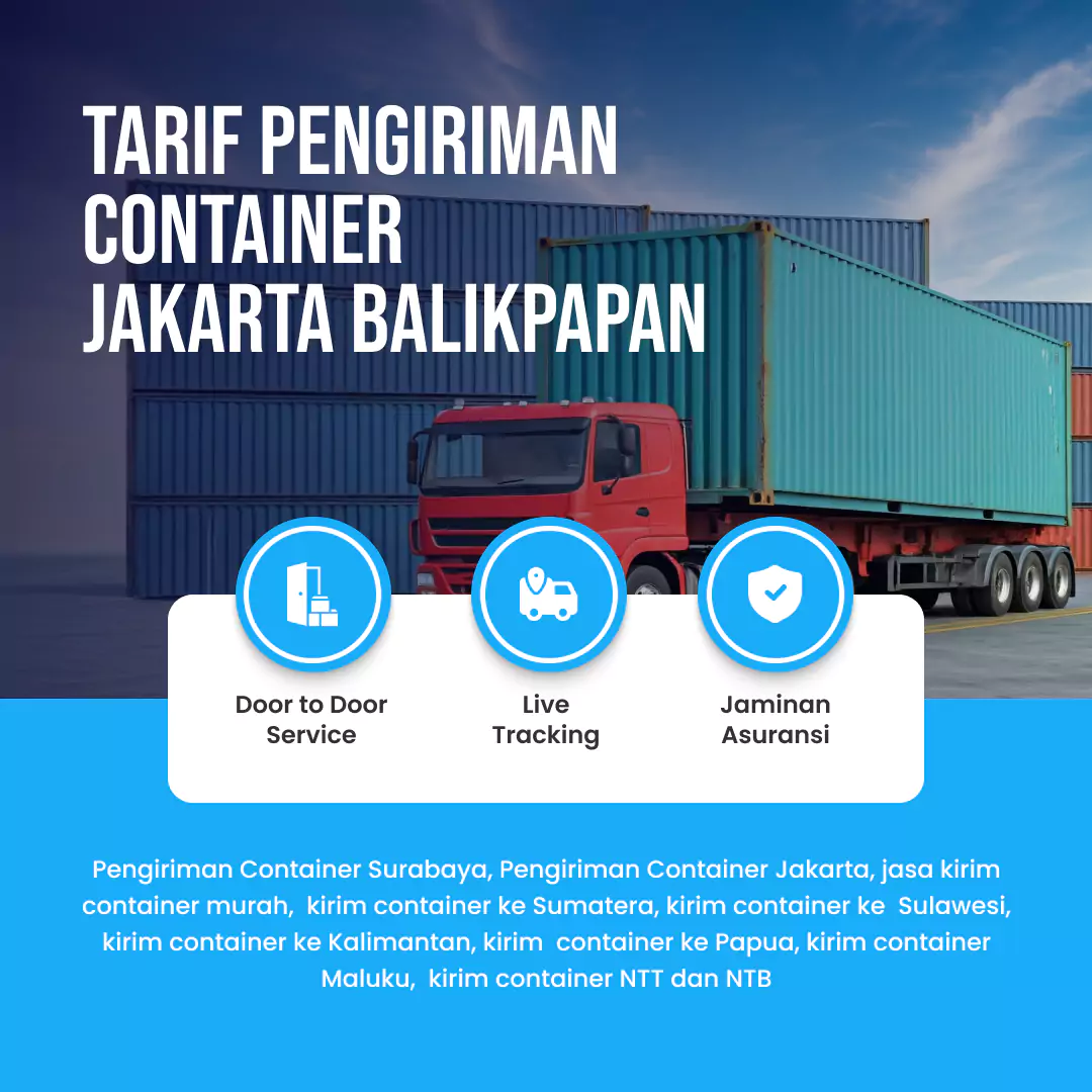 Tarif Pengiriman Container Jakarta Balikpapan