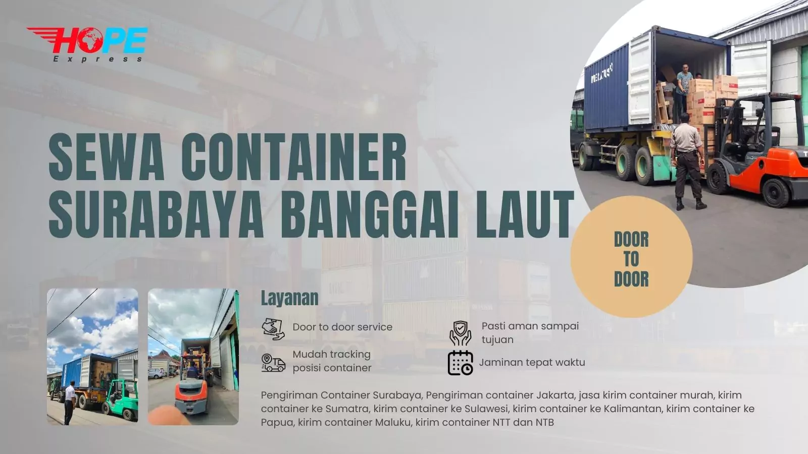 Sewa Container Surabaya Banggai Laut