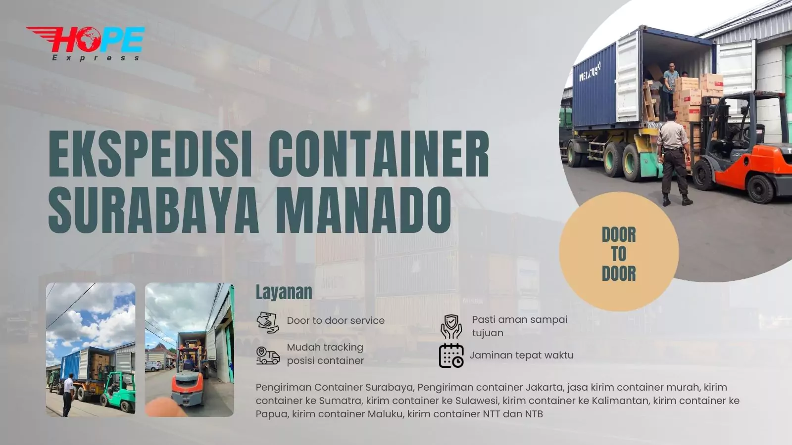 Ekspedisi Container Surabaya Manado