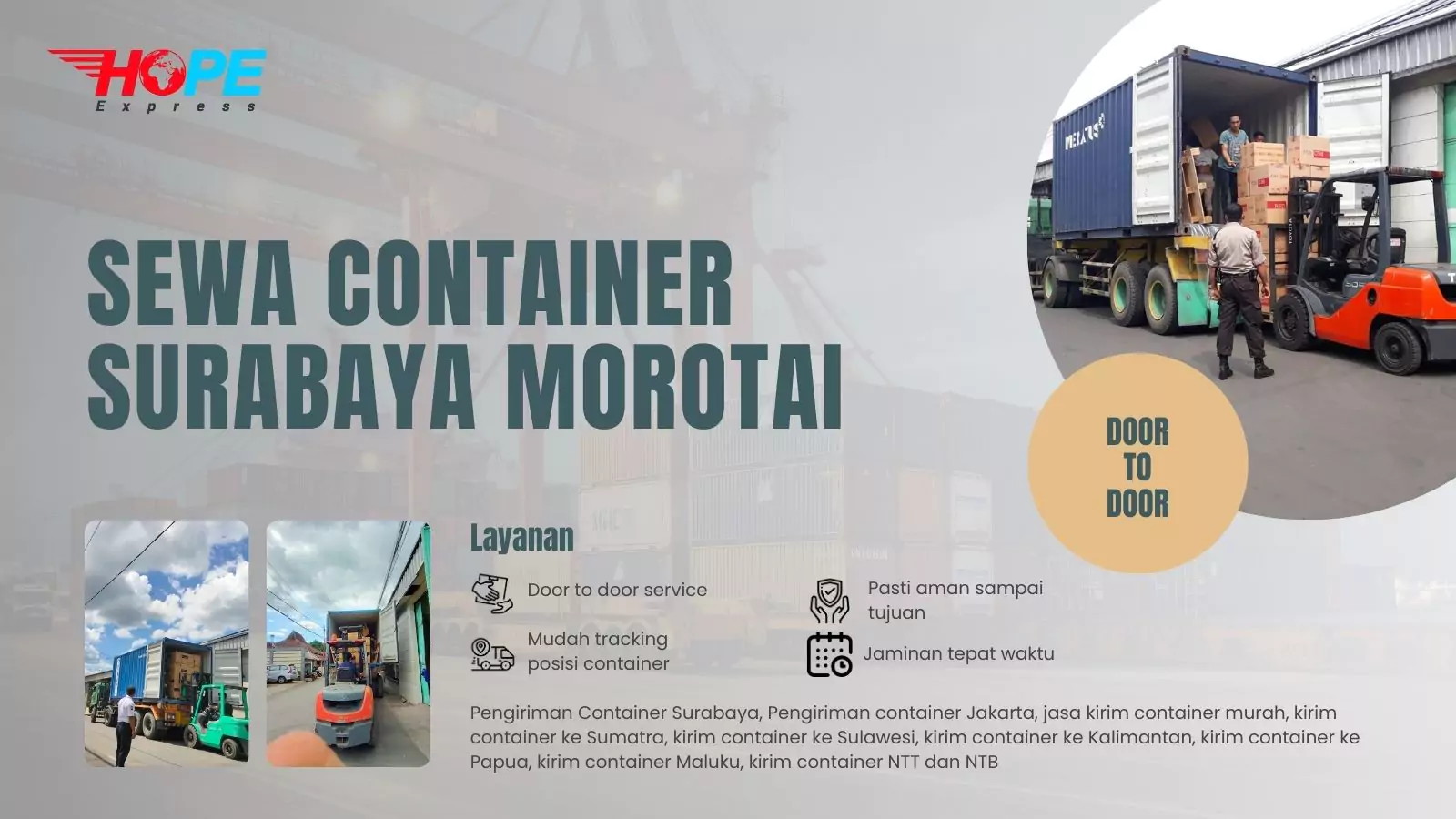 Sewa Container Surabaya Morotai