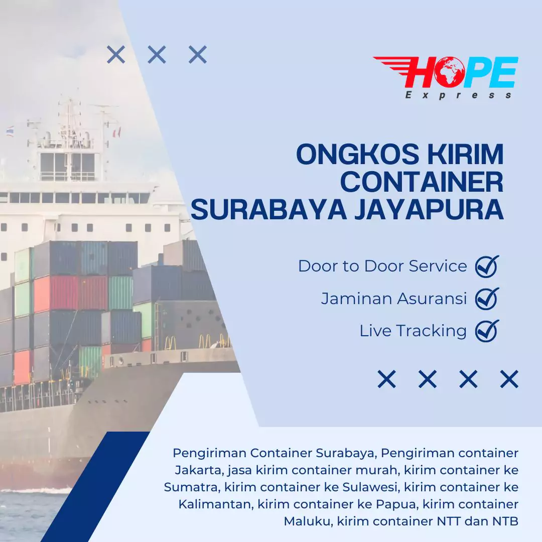 Ongkos Kirim Container Surabaya Jayapura