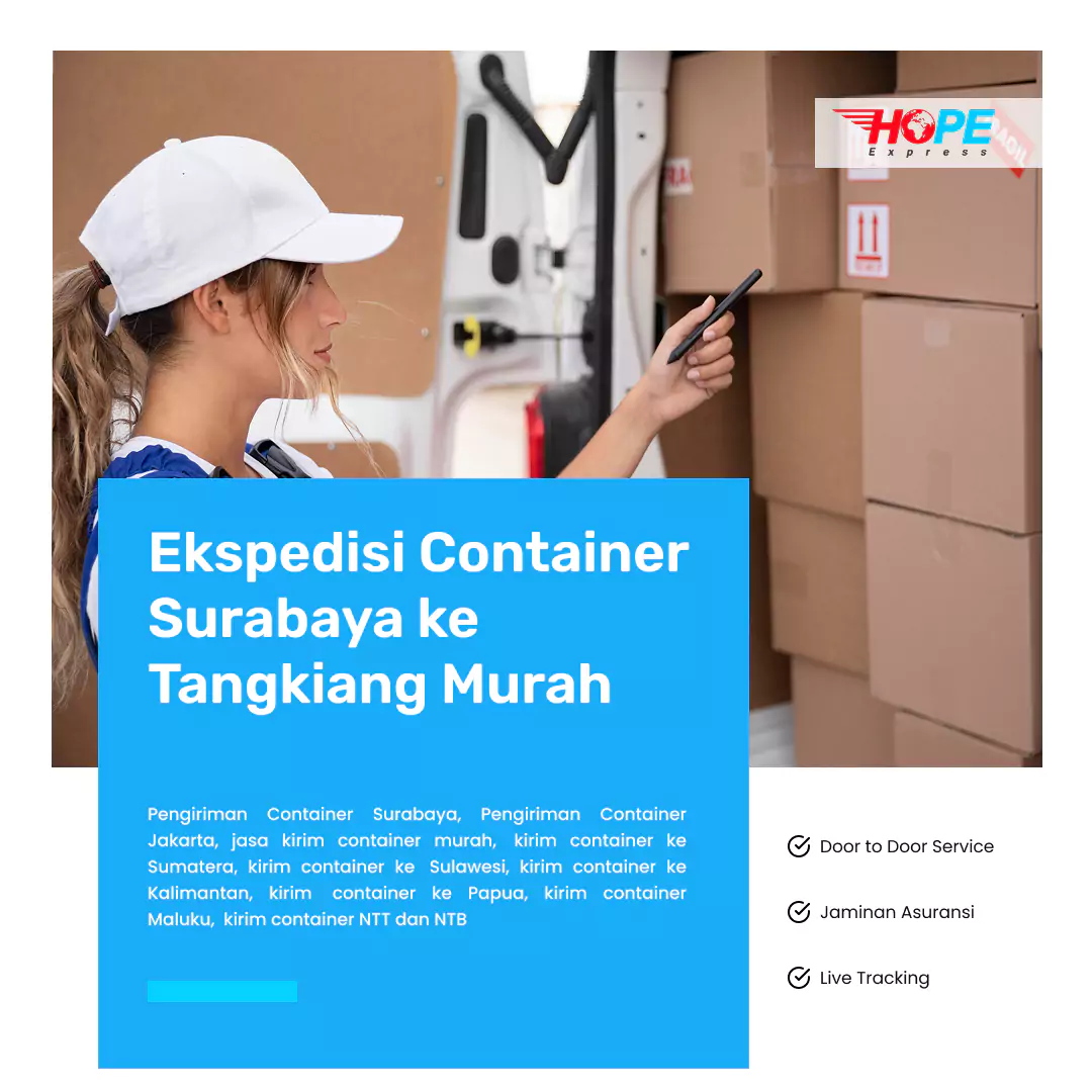 Ekspedisi Container Surabaya ke Tangkiang Murah