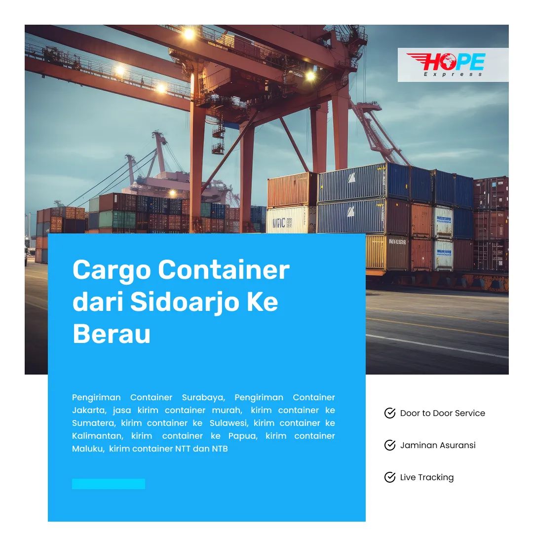 Cargo Container dari Sidoarjo Ke Berau