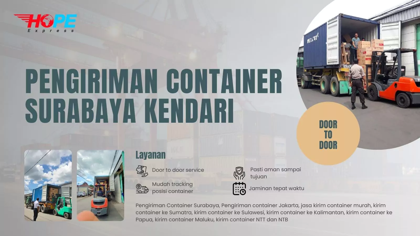 Pengiriman Container Surabaya Kendari
