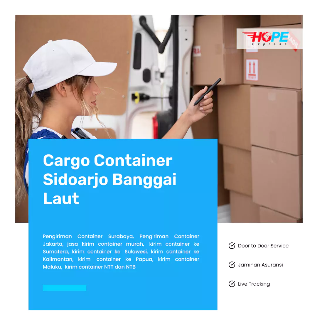Cargo Container Sidoarjo Banggai Laut