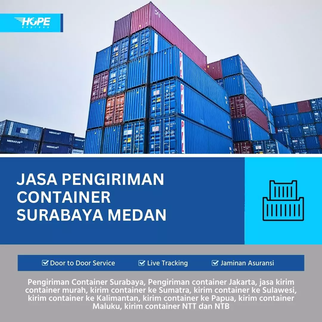 Jasa Pengiriman Container Surabaya Medan