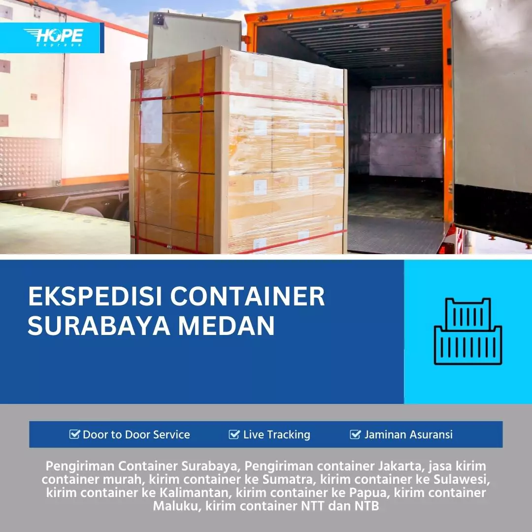 Ekspedisi Container Surabaya Medan