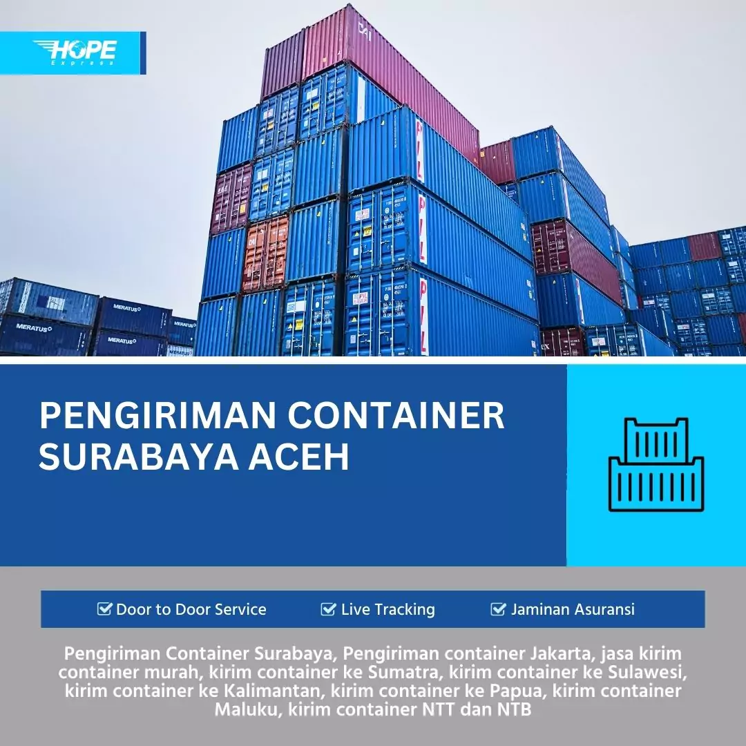 Pengiriman Container Surabaya Aceh