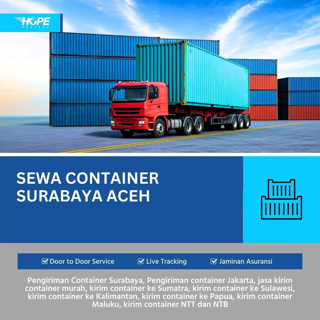 Sewa Container Surabaya Aceh