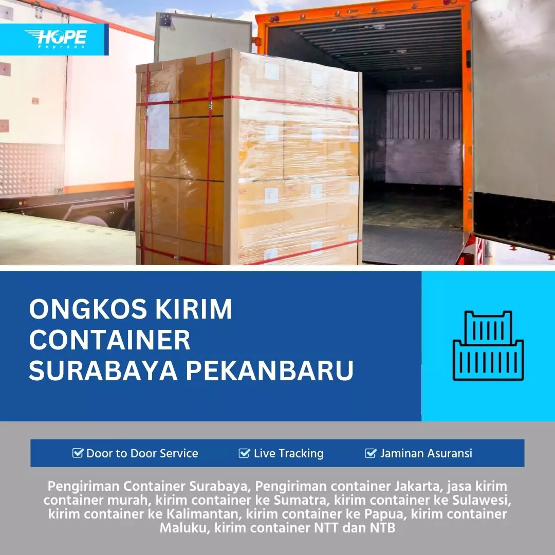 Ongkos Kirim Container Surabaya Pekanbaru