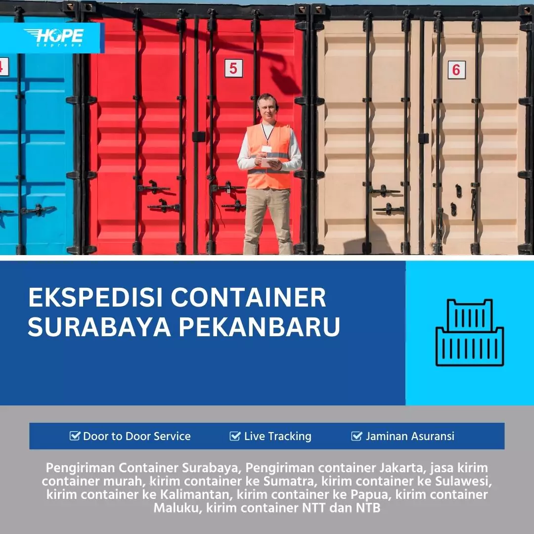 Ekspedisi Container Surabaya Pekanbaru