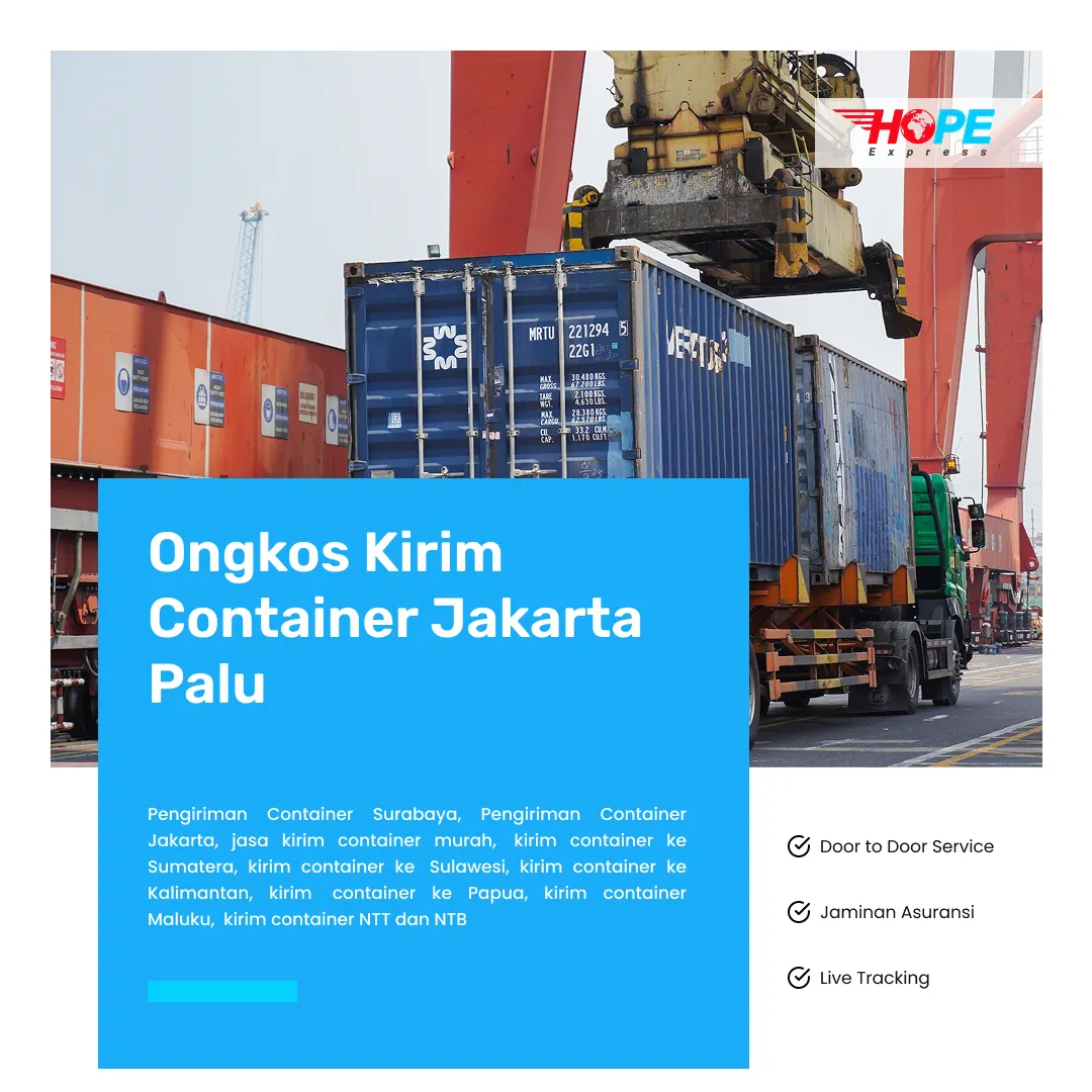 Ongkos Kirim Container Jakarta Palu