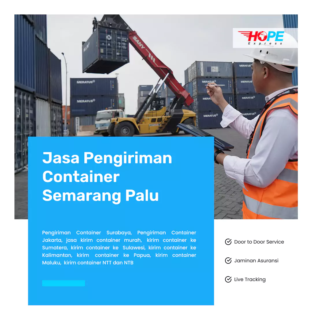 Jasa Pengiriman Container Semarang Palu