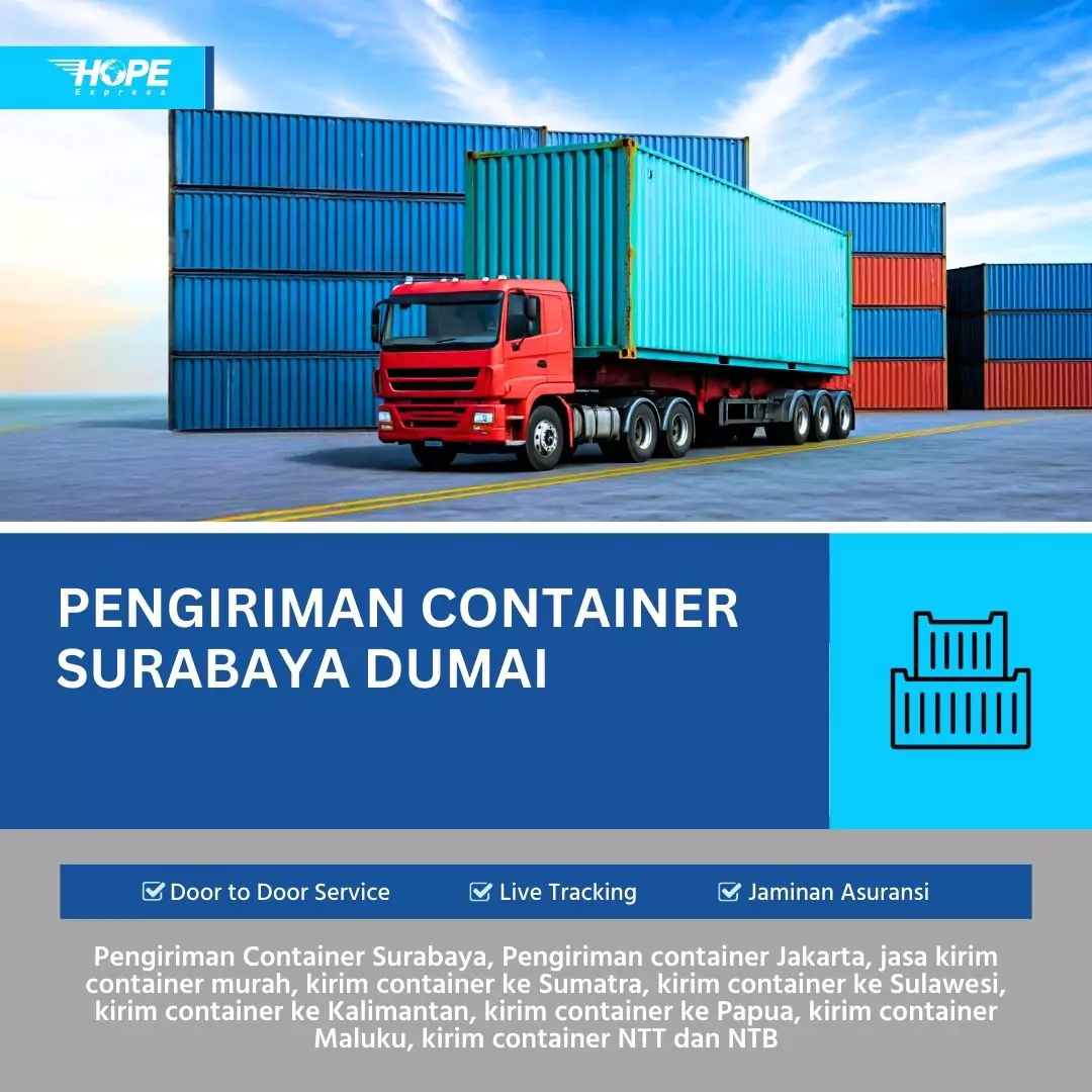 Pengiriman Container Surabaya Dumai