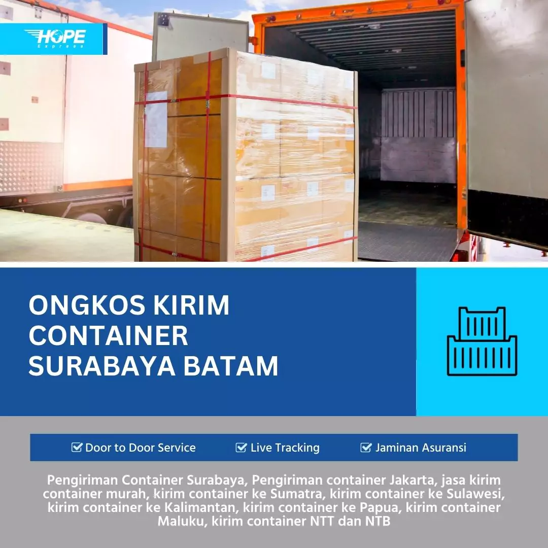 Ongkos Kirim Container Surabaya Batam