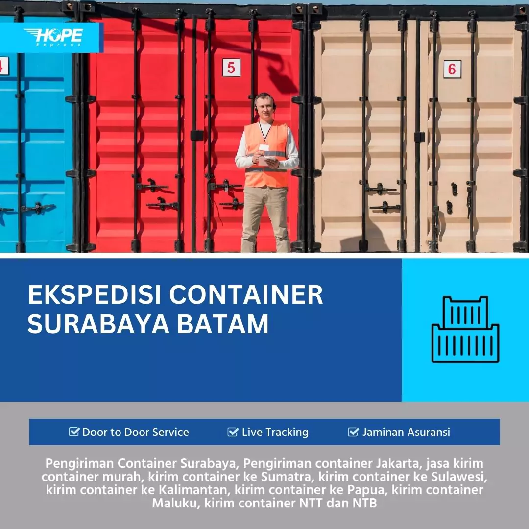 Ekspedisi Container Surabaya Batam