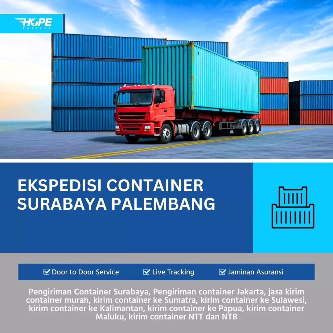 Ekspedisi Container Surabaya Palembang