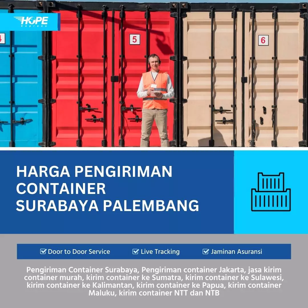 Harga Pengiriman Container Surabaya Palembang