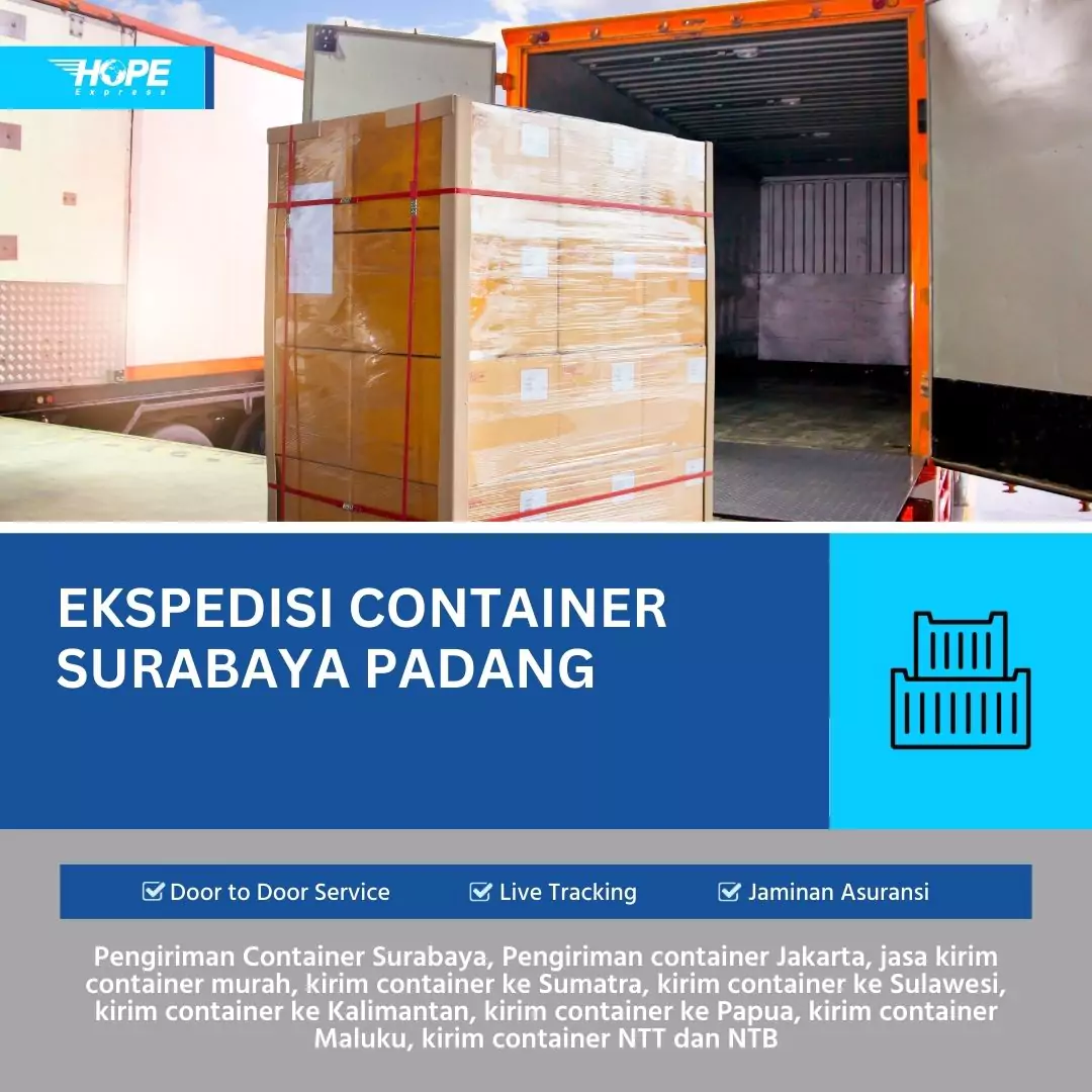 Ekspedisi Container Surabaya Padang