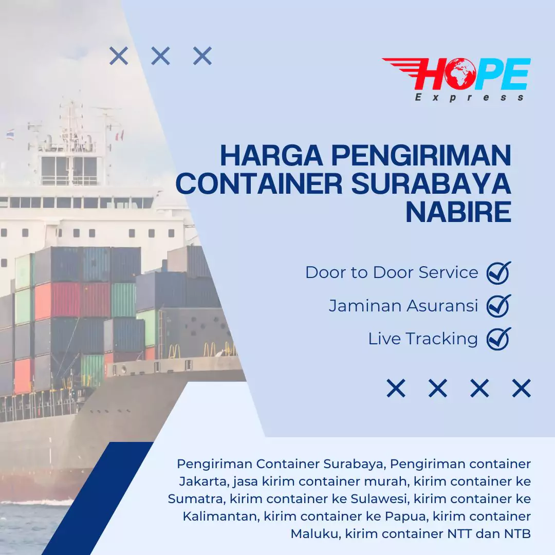 Harga Pengiriman Container Surabaya Nabire