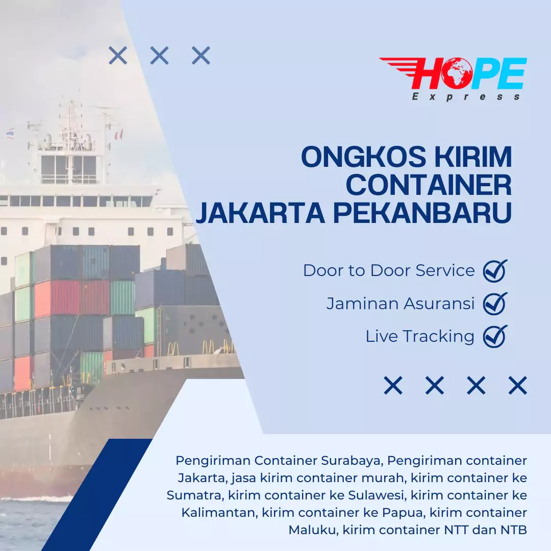 Ongkos Kirim Container Jakarta Pekanbaru