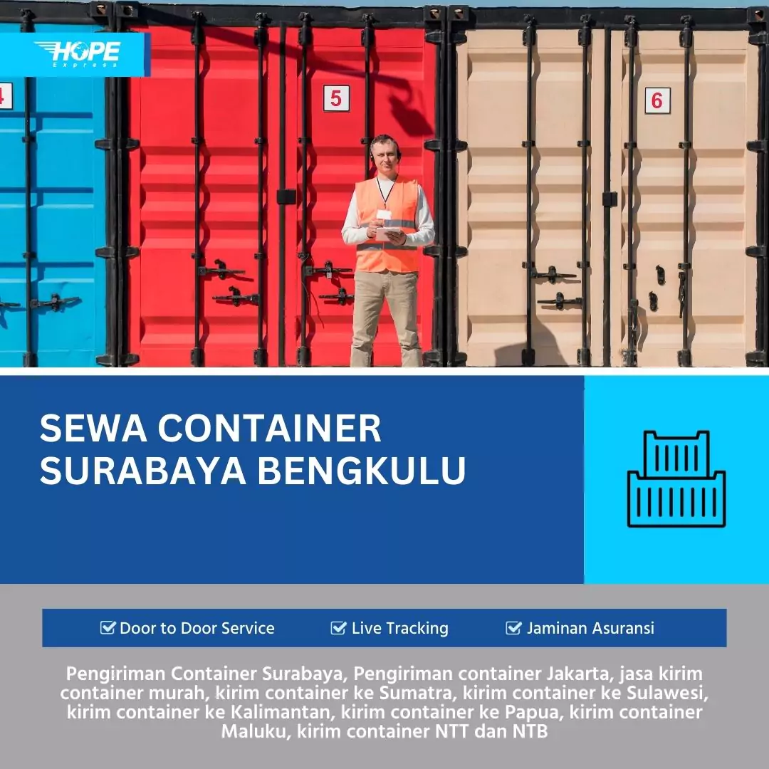 Sewa Container Surabaya Bengkulu